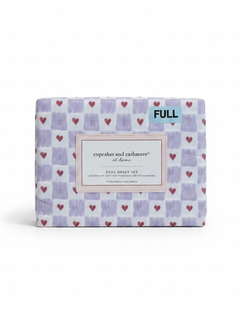 Cupcakes and Cashmere Heart Pattern Full Sheet Set